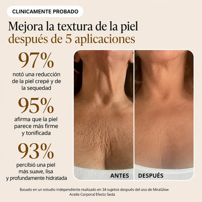 Aceite corporal efecto seda