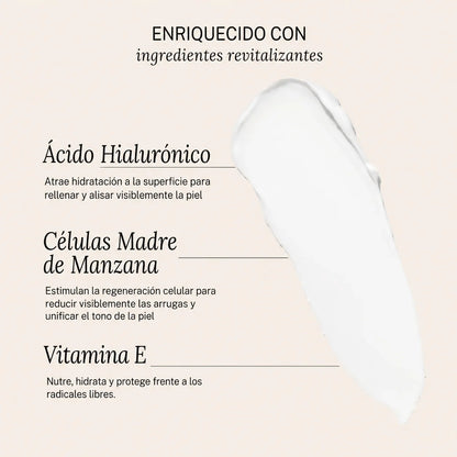 Crema con células madre de manzana